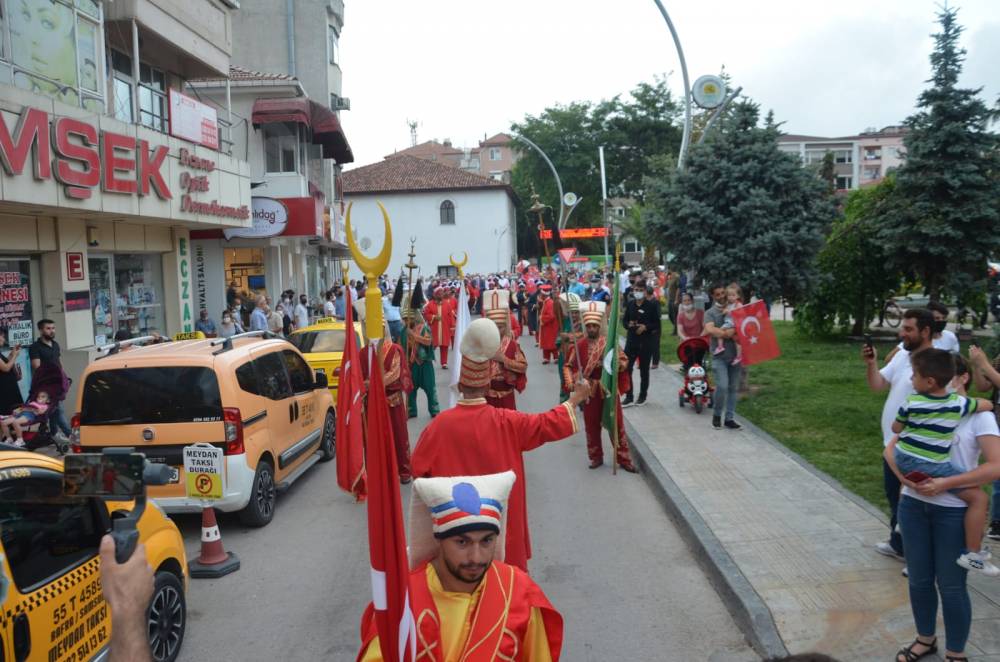 Bafra 15 Temmuz Şehitleri İçin yürürüdü 14