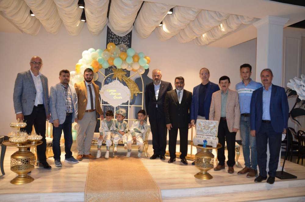 Yusuf Eymen, Hamza Asaf, Ömer İslam Öcal'a muhteşem sünnet merasimi 22