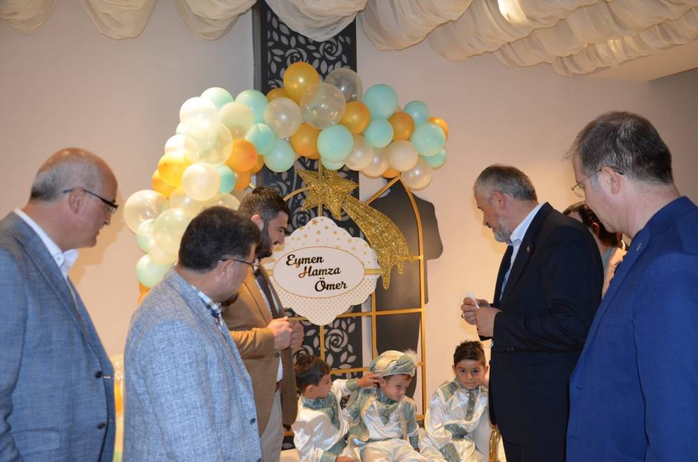 Yusuf Eymen, Hamza Asaf, Ömer İslam Öcal'a muhteşem sünnet merasimi 23