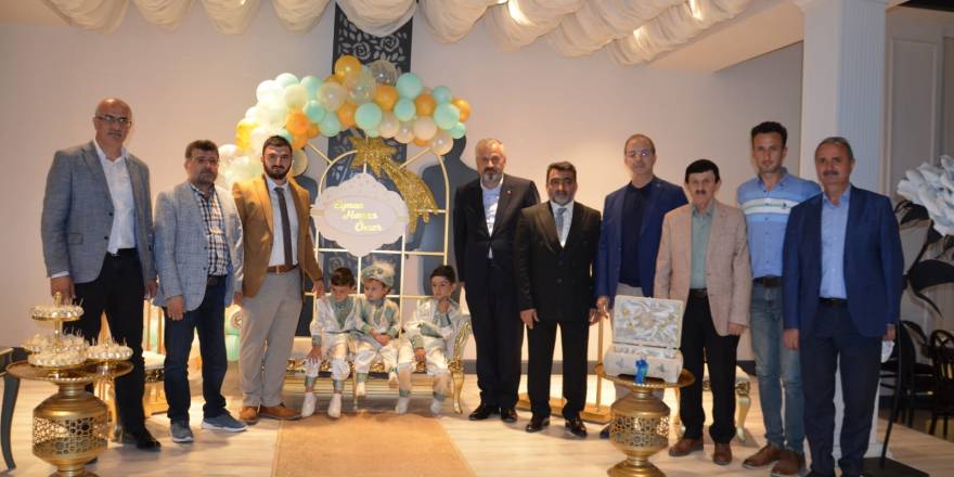 Yusuf Eymen, Hamza Asaf, Ömer İslam Öcal'a muhteşem sünnet merasimi