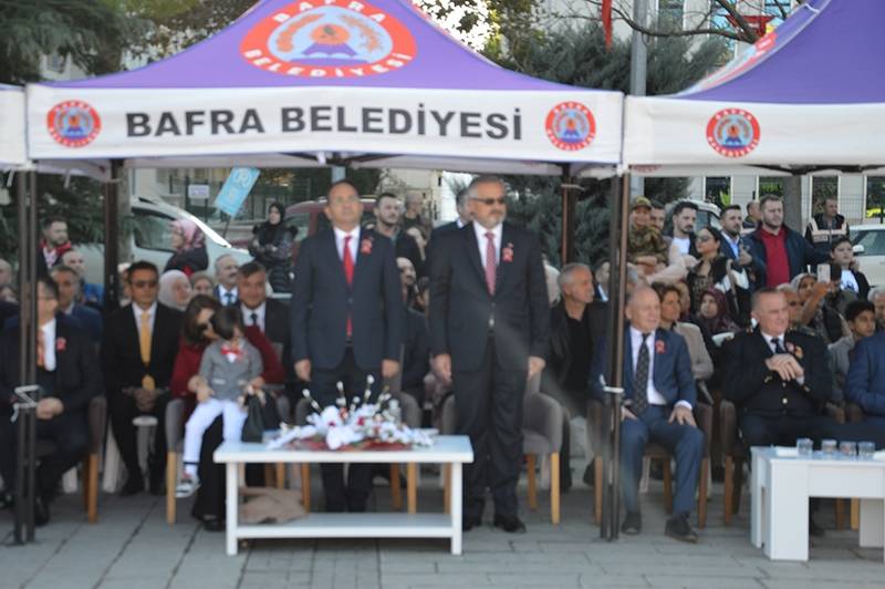 Bafra’da Cumhuriyet Bayramı duygulu ve coşkulu kutlandı 41