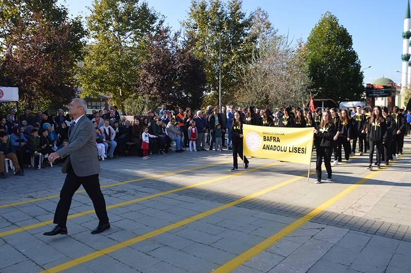 Bafra’da Cumhuriyet Bayramı duygulu ve coşkulu kutlandı 43