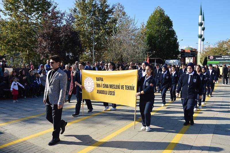 Bafra’da Cumhuriyet Bayramı duygulu ve coşkulu kutlandı 50