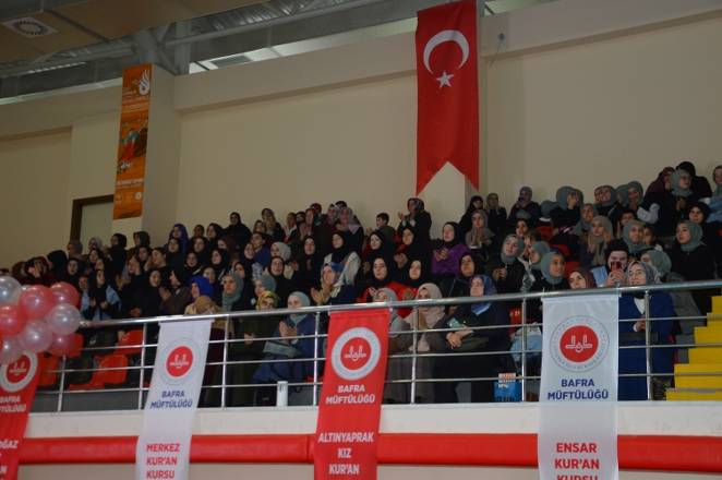 Bafra'da hafızlık icazet merasimi  foto galeri 21