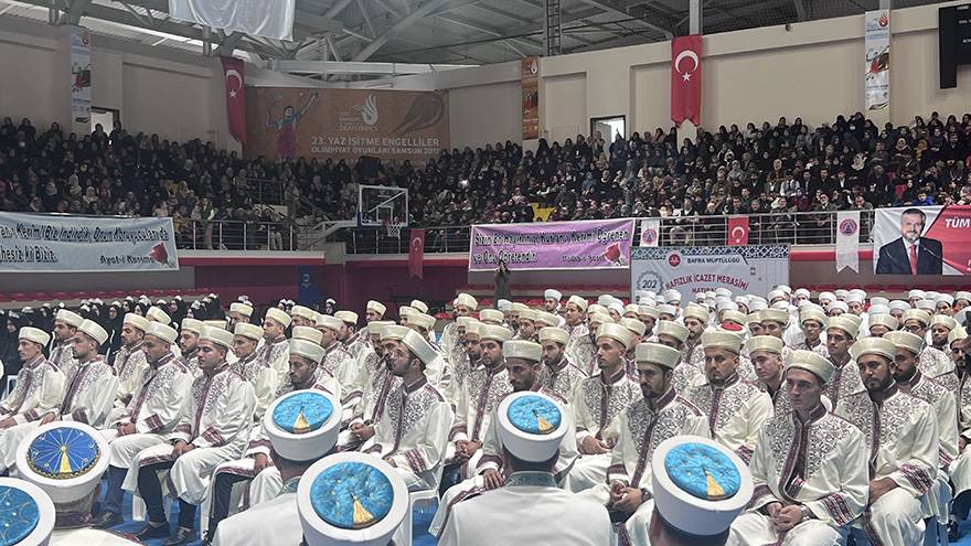 Bafra'da hafızlık icazet merasimi  foto galeri 3