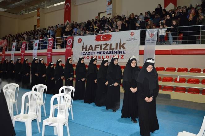 Bafra'da hafızlık icazet merasimi  foto galeri 36