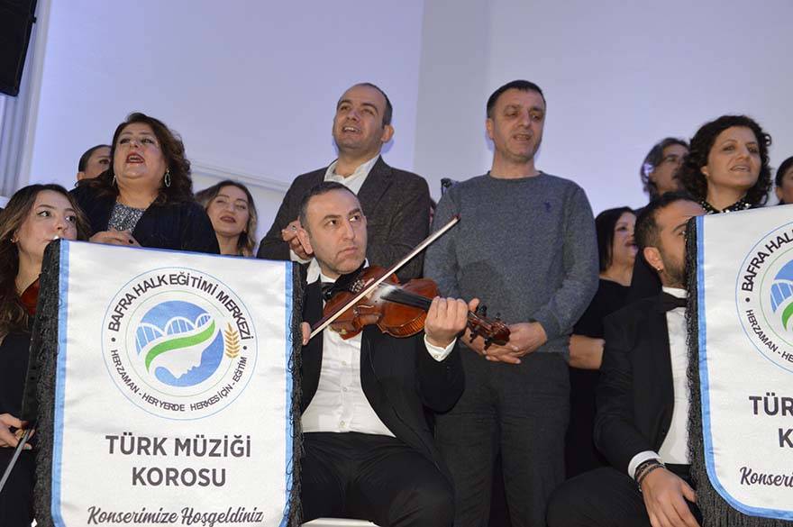 Bafra HEM Türk Müziği Korosundan Muhteşem Konser Foto Galeri 11