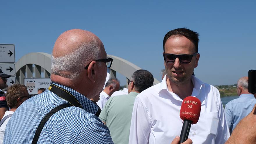 30 Ağustos Bisiklet Turu yarışmacıları  Bafra'dan geçtiler 11