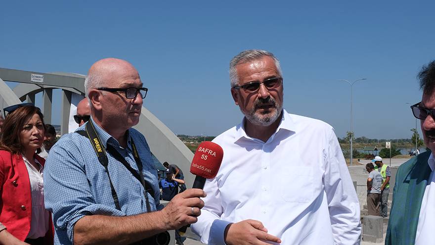 30 Ağustos Bisiklet Turu yarışmacıları  Bafra'dan geçtiler 14
