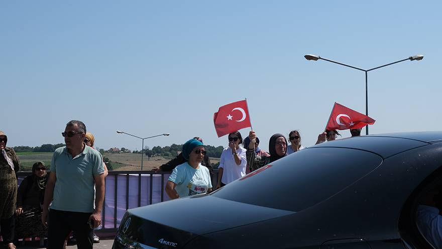30 Ağustos Bisiklet Turu yarışmacıları  Bafra'dan geçtiler 19