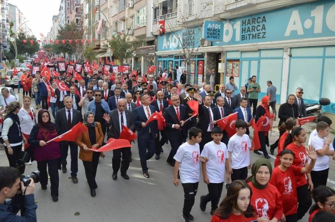 Bafra caddelerinde Cumhuriyet Çoşkusu 21