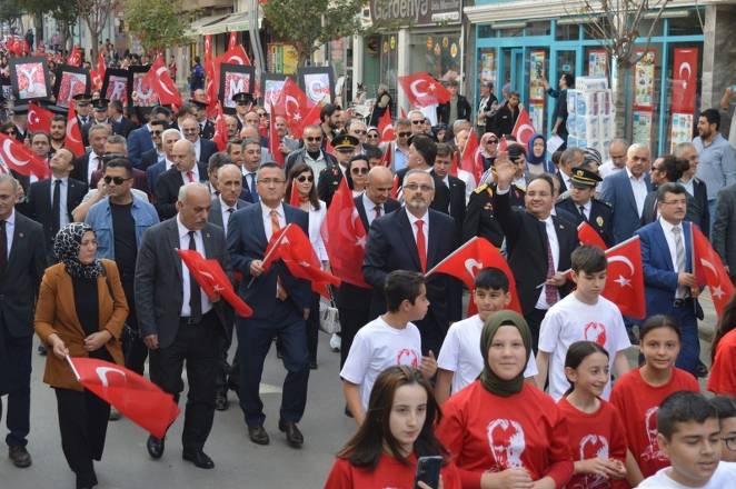 Bafra caddelerinde Cumhuriyet Çoşkusu 22