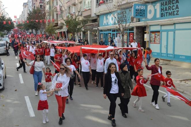 Bafra caddelerinde Cumhuriyet Çoşkusu 29