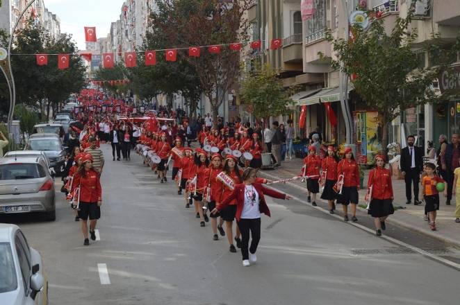 Bafra caddelerinde Cumhuriyet Çoşkusu 30