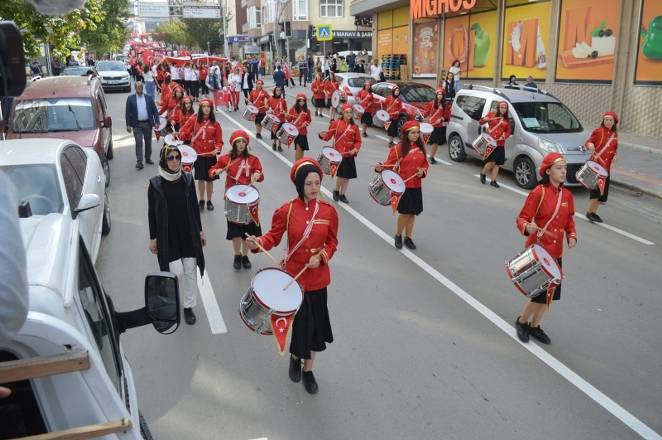 Bafra caddelerinde Cumhuriyet Çoşkusu 43