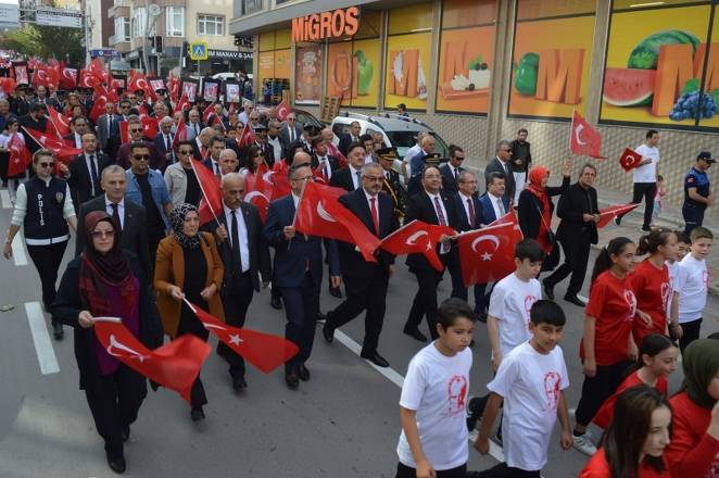 Bafra caddelerinde Cumhuriyet Çoşkusu 51