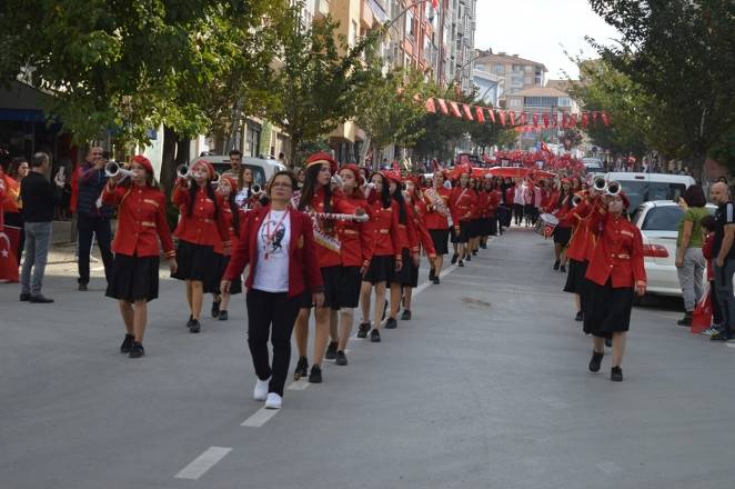 Bafra caddelerinde Cumhuriyet Çoşkusu 59