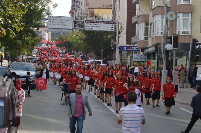 Bafra caddelerinde Cumhuriyet Çoşkusu 60