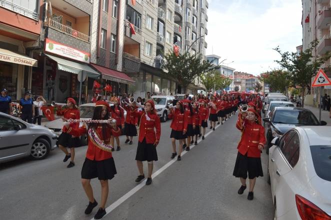 Bafra caddelerinde Cumhuriyet Çoşkusu 61