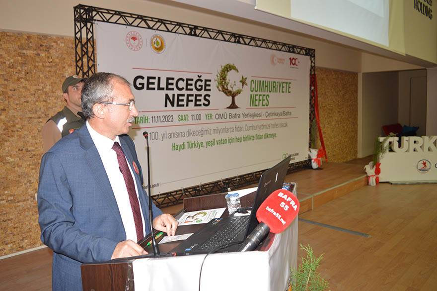 Bafra’da Geleceğe Nefes,1.111 Fidan Dikimi Gerçekleştirildi 15
