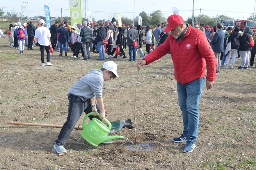 Bafra’da Geleceğe Nefes,1.111 Fidan Dikimi Gerçekleştirildi 19