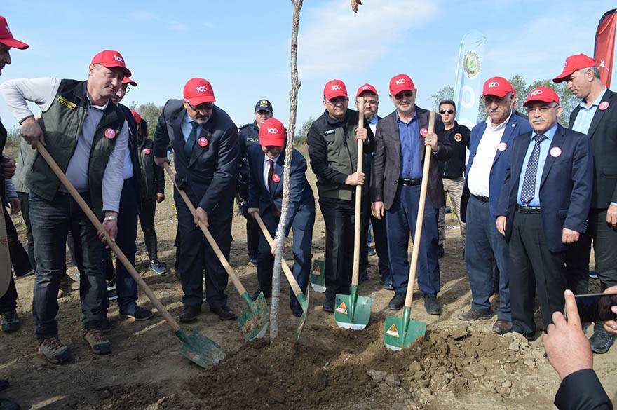 Bafra’da Geleceğe Nefes,1.111 Fidan Dikimi Gerçekleştirildi 25