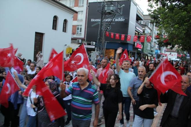 Bafra'da 15 Temmuz Kutlandı 13