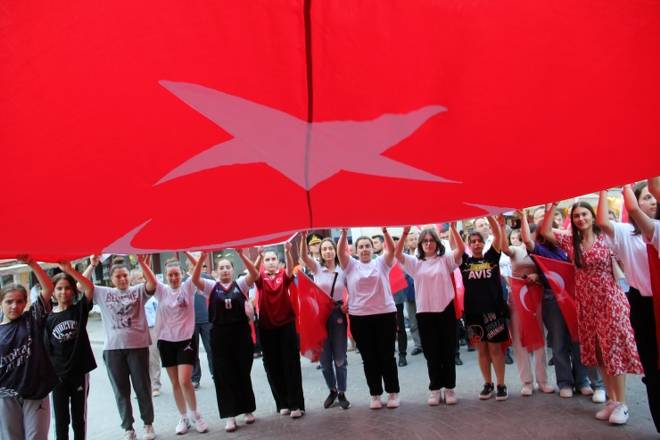 Bafra'da 15 Temmuz Kutlandı 14