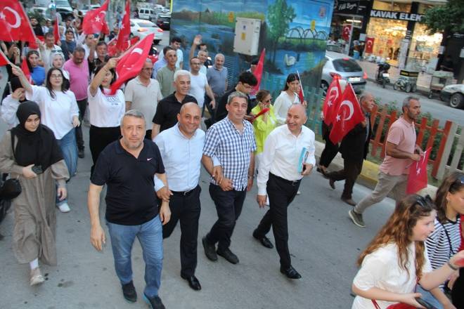 Bafra'da 15 Temmuz Kutlandı 17