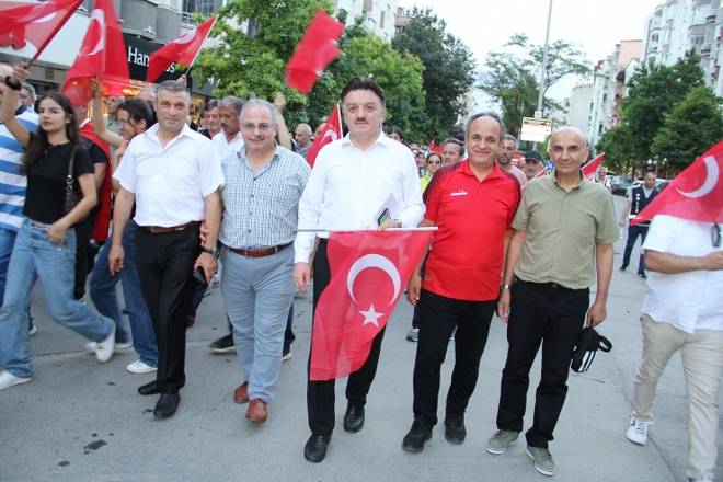 Bafra'da 15 Temmuz Kutlandı 25