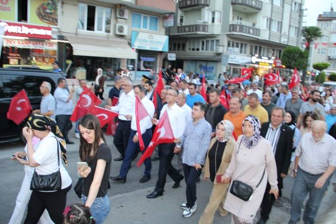 Bafra'da 15 Temmuz Kutlandı 30