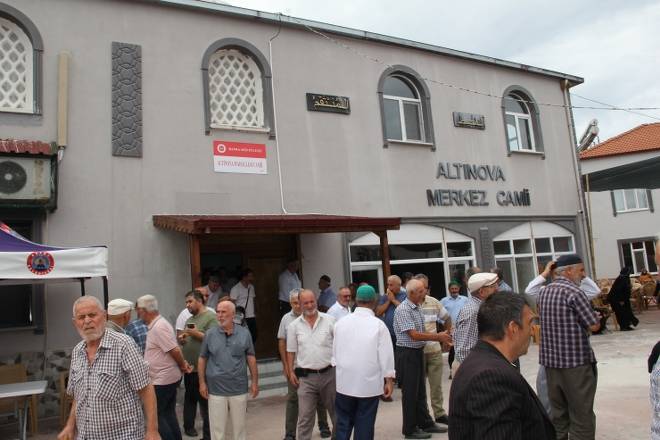 Bafra Altınova Mahallesi Merkez Camii Restore Edilerek Dualarla İbadete1 123