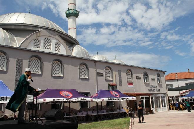 Bafra Altınova Mahallesi Merkez Camii Restore Edilerek Dualarla İbadete1 37