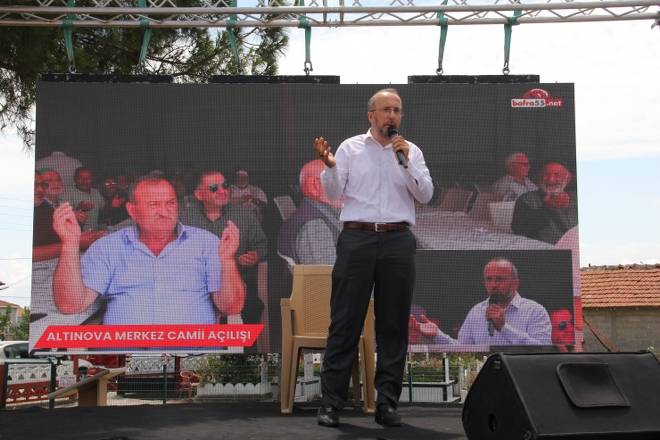 Bafra Altınova Mahallesi Merkez Camii Restore Edilerek Dualarla İbadete1 77