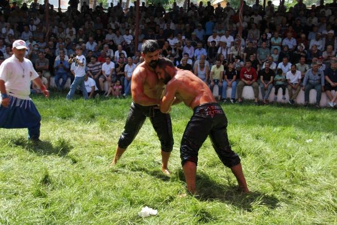 Dikmen Güreşlerine 25 bin kişi katıldı 134