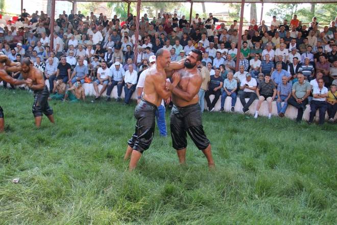 Dikmen Güreşlerine 25 bin kişi katıldı 183