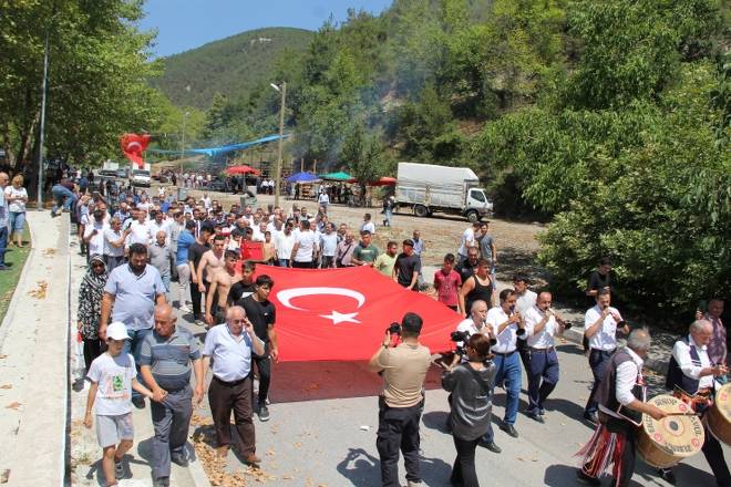 Dikmen Güreşlerine 25 bin kişi katıldı 43