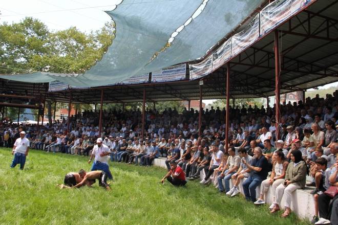 Dikmen Güreşlerine 25 bin kişi katıldı 89