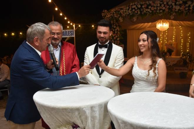 Bafra'da Muhteşem Nikah Töreni: Gülşah Nurcan ve Aydın Bekar Evlend 44