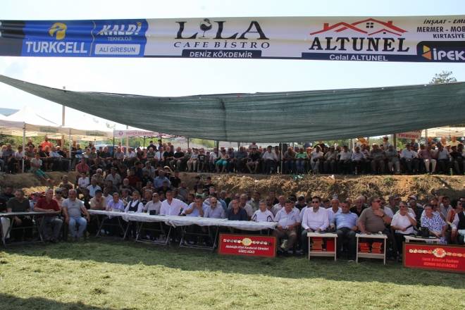 3. Gerze Abdaloğlu Köyü Karakucak Güreşlerine yoğun ilgi 71