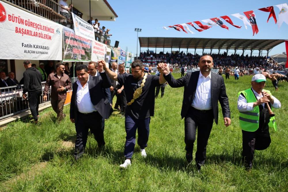 632. Alaçam Geyikkoşan Güreşleri ve Piknik Etkinliğinden renkli kareler 101