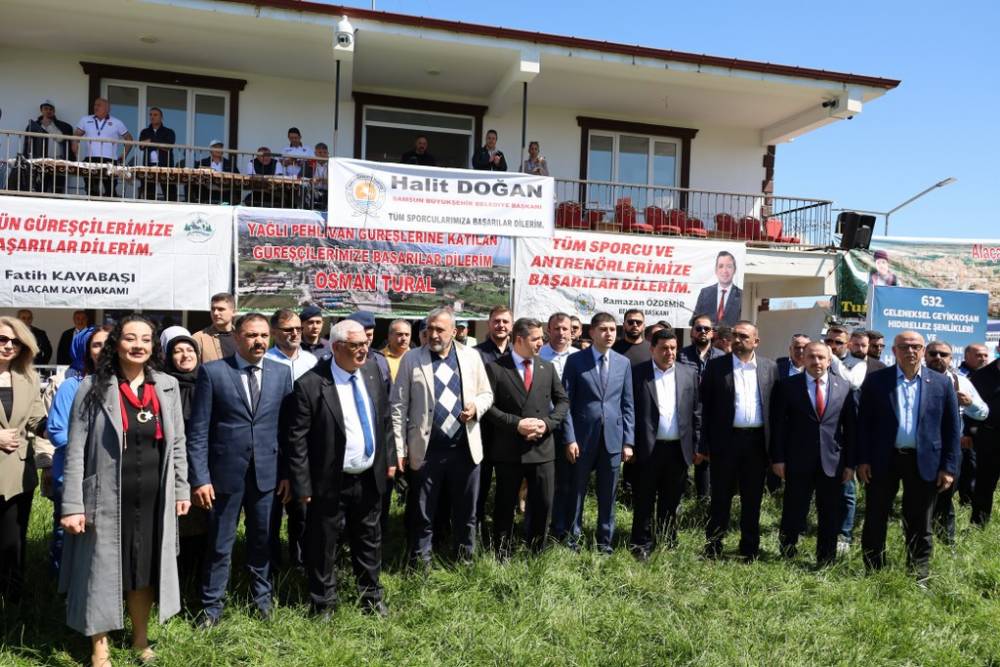 632. Alaçam Geyikkoşan Güreşleri ve Piknik Etkinliğinden renkli kareler 14
