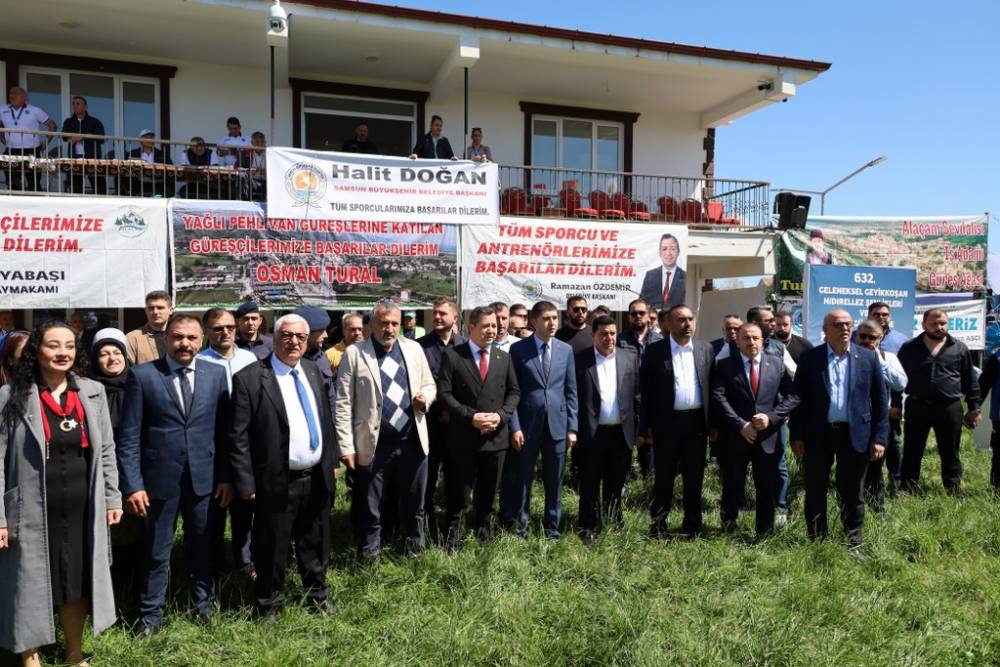 632. Alaçam Geyikkoşan Güreşleri ve Piknik Etkinliğinden renkli kareler 15
