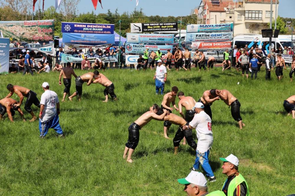 632. Alaçam Geyikkoşan Güreşleri ve Piknik Etkinliğinden renkli kareler 161