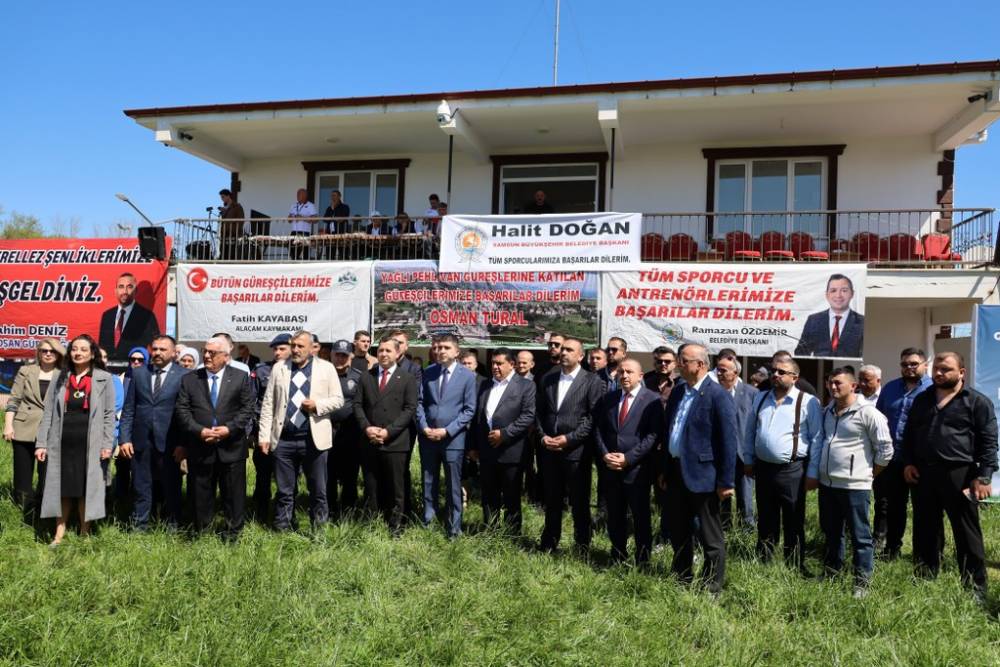 632. Alaçam Geyikkoşan Güreşleri ve Piknik Etkinliğinden renkli kareler 17