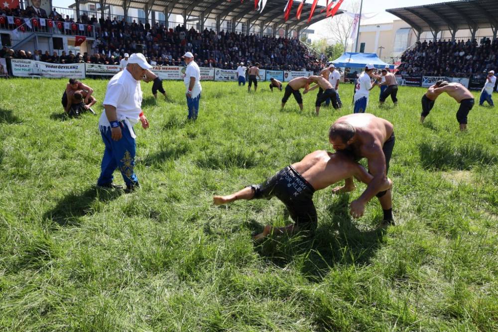 632. Alaçam Geyikkoşan Güreşleri ve Piknik Etkinliğinden renkli kareler 178