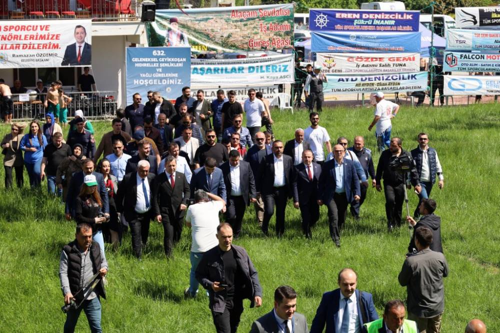 632. Alaçam Geyikkoşan Güreşleri ve Piknik Etkinliğinden renkli kareler 23