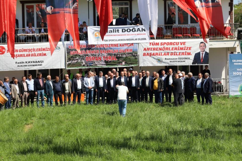 632. Alaçam Geyikkoşan Güreşleri ve Piknik Etkinliğinden renkli kareler 28