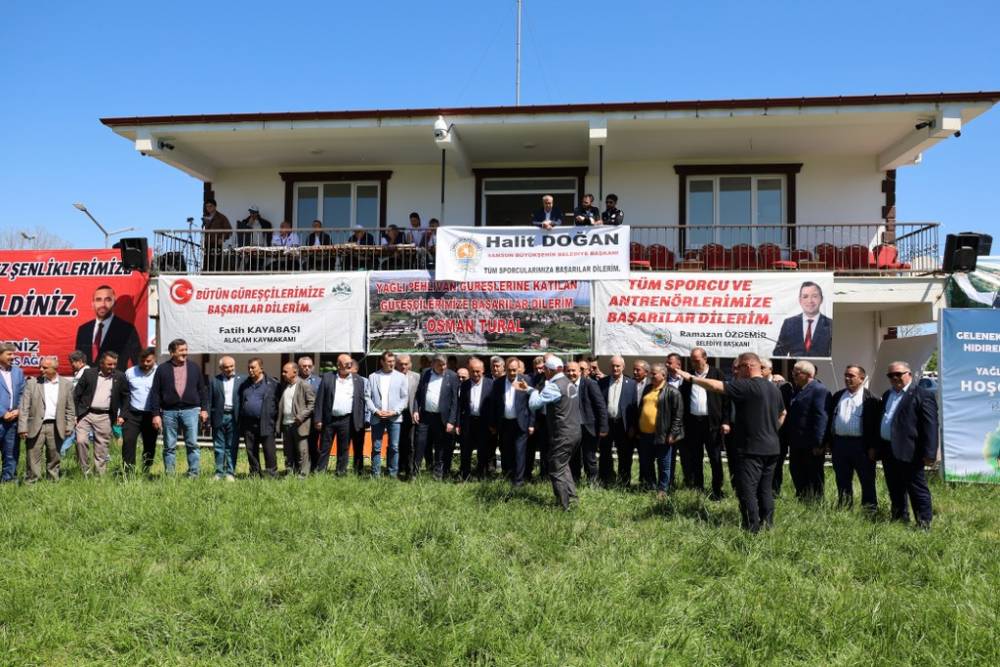 632. Alaçam Geyikkoşan Güreşleri ve Piknik Etkinliğinden renkli kareler 42