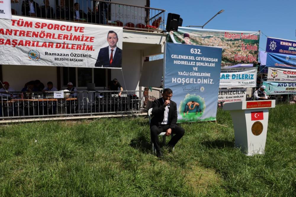 632. Alaçam Geyikkoşan Güreşleri ve Piknik Etkinliğinden renkli kareler 44